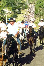 The Kilkivan Great Horse Ride procession